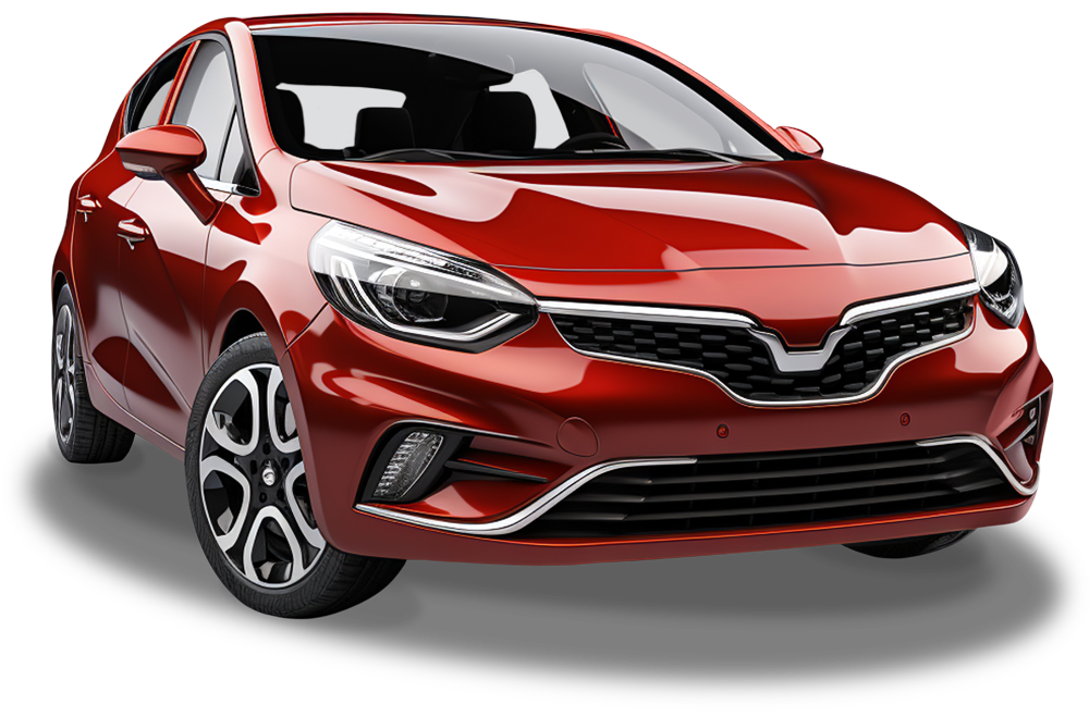 coche rojo